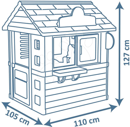Детска къща Sweet Corner Playhouse Smoby с камбанка